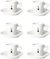 Bialetti Omino Espresso kop en schotels - set 6 stuks