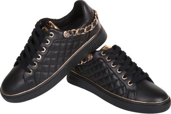 Guess Brisco Dames Sneakers - Zwart - Maat 36 | Bestel nu!