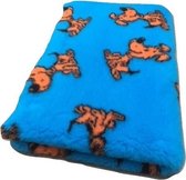 Vetbed Dierenmat Dierenkleed Lucky Dog Turquoise - latex anti-slip 150 * 100 cm