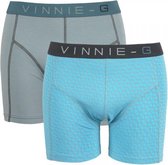 Vinnie-G boxershorts Wave Dark-Print 2-pack -M