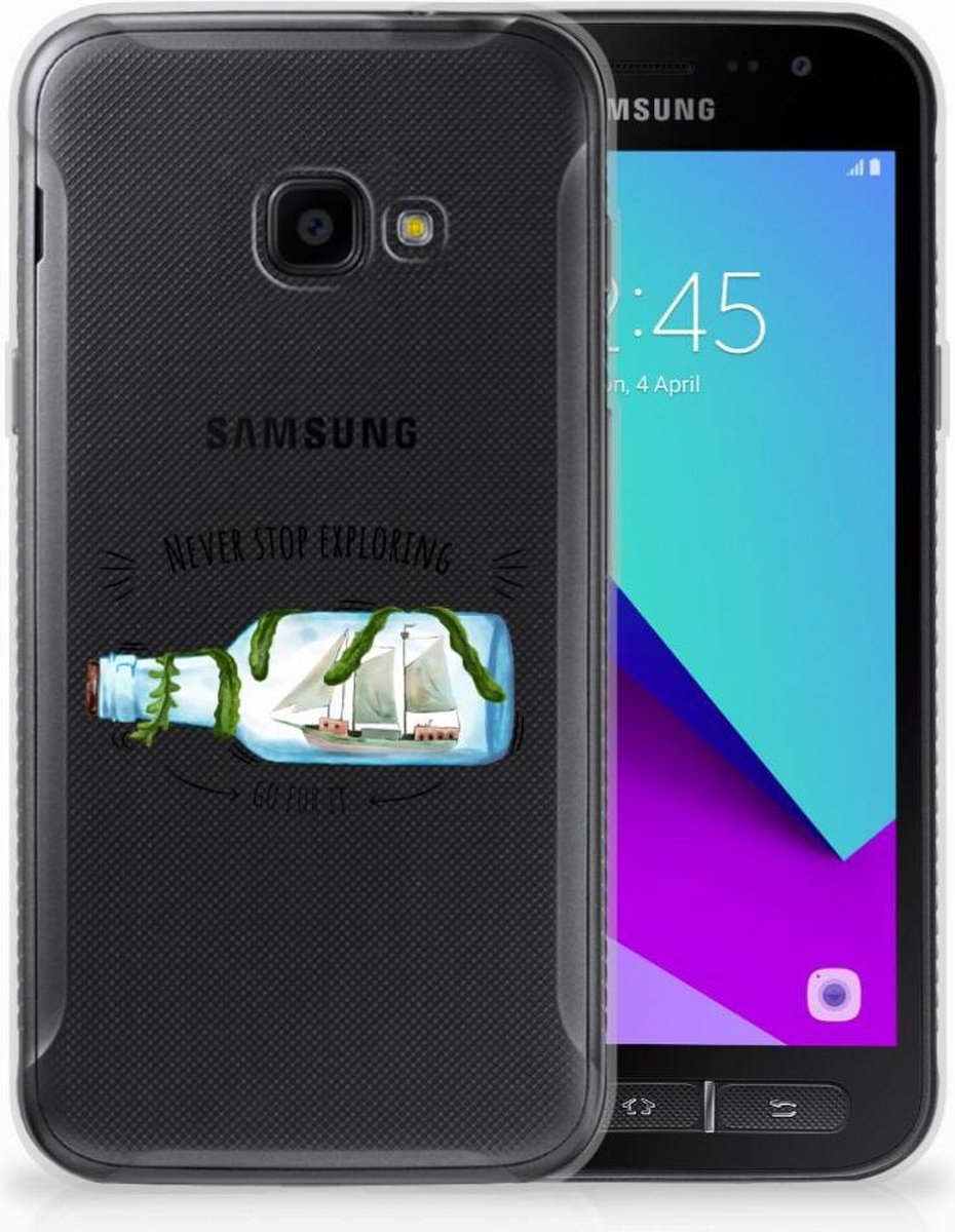 Samsung Galaxy Xcover 4 | Xcover 4s Telefoonhoesje met Naam Boho Bottle