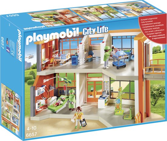 PLAYMOBIL City Life Compleet ingericht kinderziekenhuis – 6657
