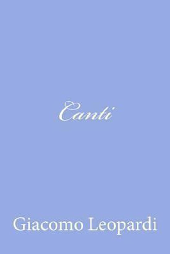 Canti - cover