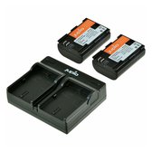 Jupio Kit: 2x Battery LP-E6N *ULTRA* 2040mAh + USB Dual Charger
