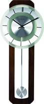 NeXtime Retro Pendulum Round - Klok - Rechthoekig - 32x80 cm - Zilver