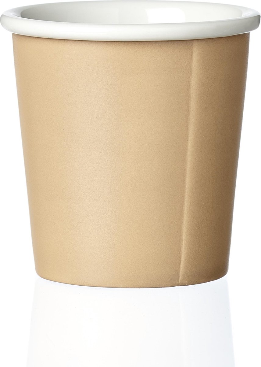 Viva Scandinavia Papercup Anna - Keramiek - 80 ml - Warm Sand