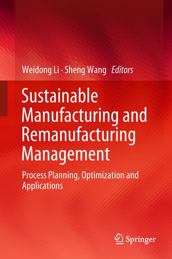 Sustainable Manufacturing and Remanufacturing Management - cover