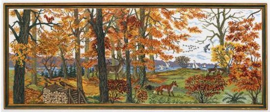 Eva rosenstand borduurpakket Herfst 12-835