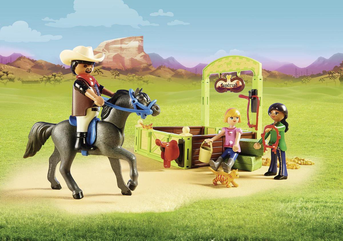 PLAYMOBIL Spirit Schuur met Lucky, Pru en Abigail - 70118 — afbeelding 3
