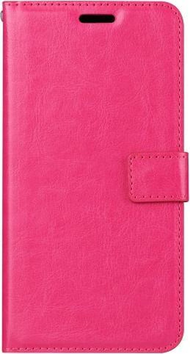 Bookcase Geschikt voor: Samsung Galaxy S6 Edge - Roze - portemonee hoesje