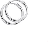 Oorring Ronde Buis Zilver Glanzend 3 mm x 20 mm