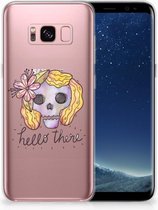 Geschikt voor Samsung S8 Siliconen Backcover Boho Skull