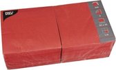Papstar 12483 Tissuepapier Rood 250stuk(s) papieren servetten