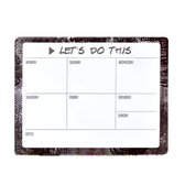 Dresz Weekplanner Graphic Papier 23 X 17,5 Cm Wit