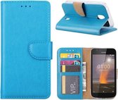 Xssive Hoesje voor Nokia 7.2 - Book Case - geschikt voor 3 pasjes - Turquoise