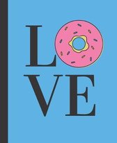 Cute Love Donut School Composition Notebook