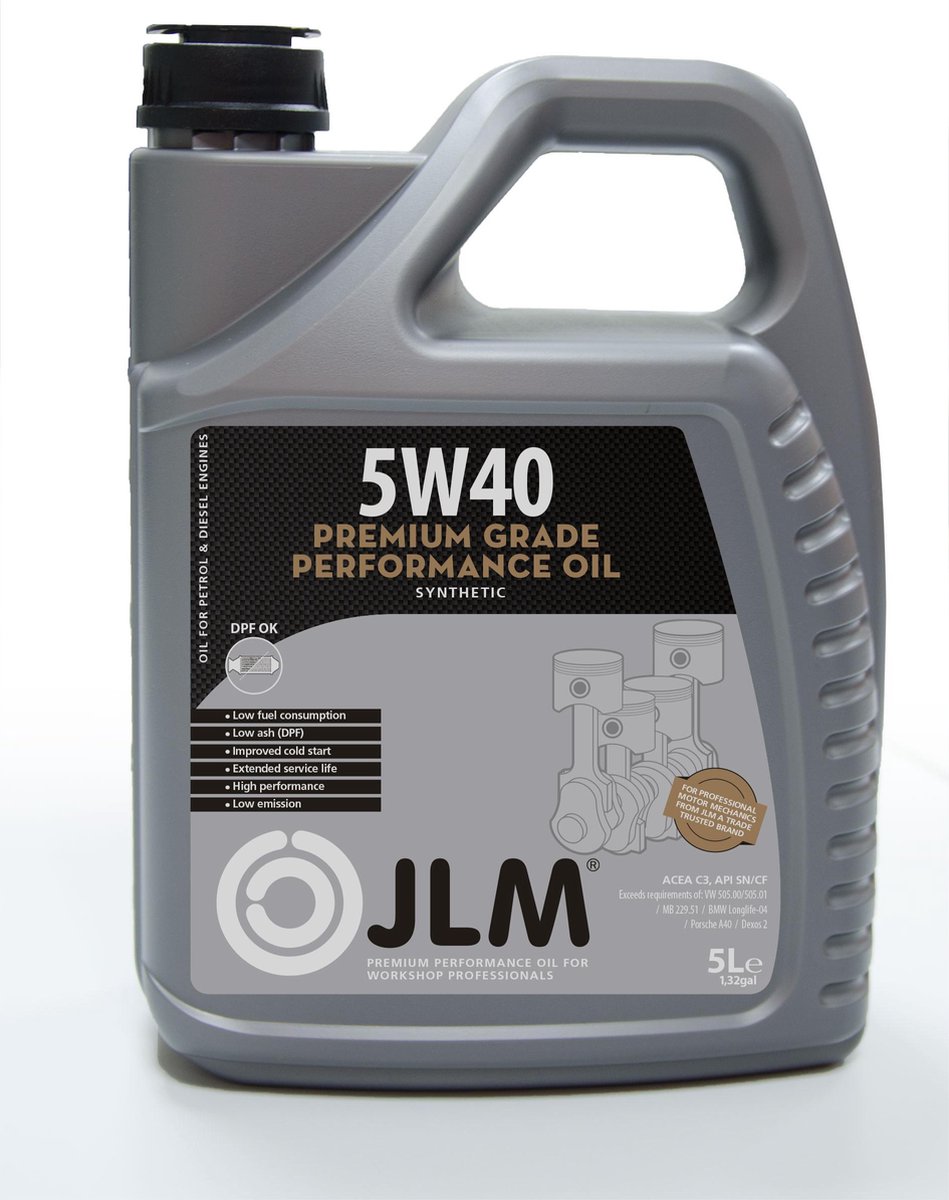 5W40 Premium Grade Performance Oil