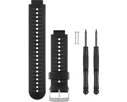 Garmin Forerunner 235 Vervanging Horlogebandje - Polsbandje - Wearablebandje - Zwart/Grijs