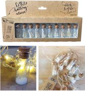 kerst lichtslinger met flesjes Mini-Lights | kerstboom wit