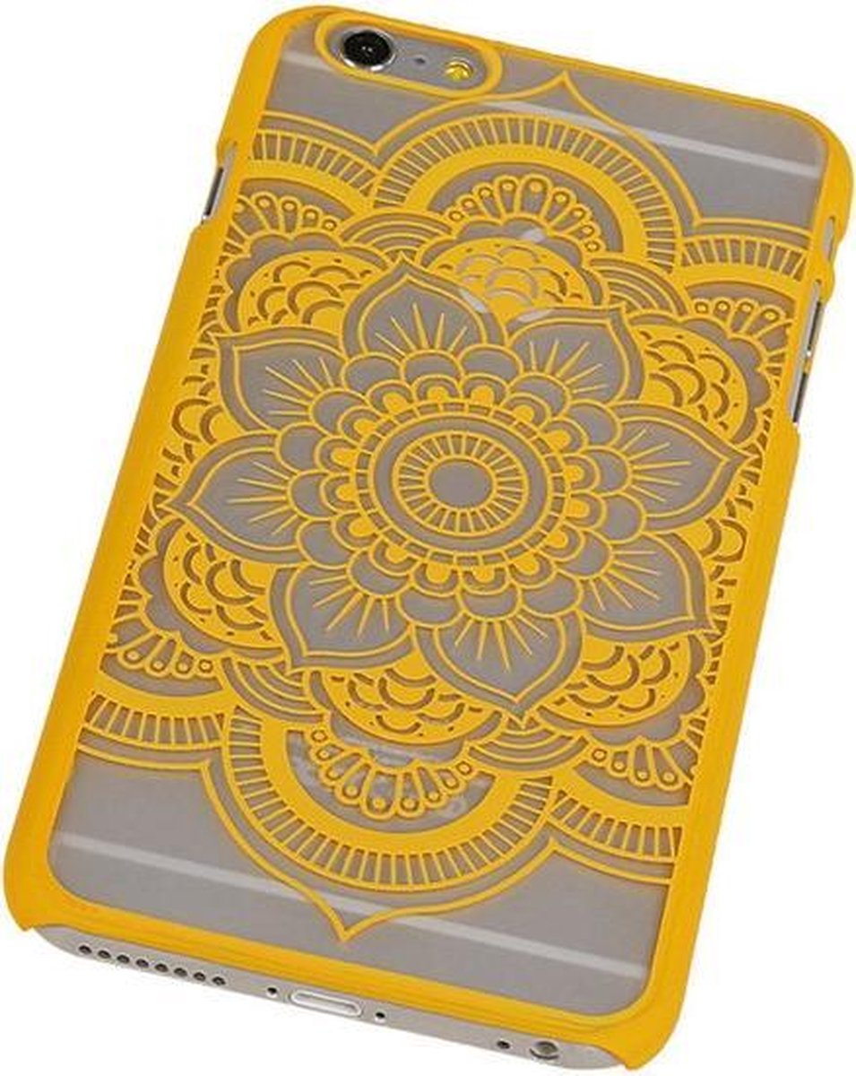 Apple iPhone 6 Plus Hardcase Roman Geel - Back Cover Case Bumper Hoesje