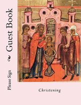 Christening Guest Book
