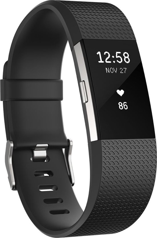 Fitbit Charge 2 Activity tracker - Zwart - Small | bol.com