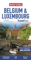 Insight Guides Travel Map Belgium and Luxembourg