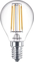 Philips E14  kogellamp lichtbron - warm wit licht - 4,3W