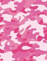 Camouflage Pink Notebook - 5x5 Graph Paper