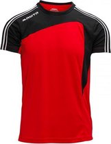 Masita | Sportshirt Forza - Licht Elastisch Polyester - Ademend Vochtregulerend - RED/BLACK - 128