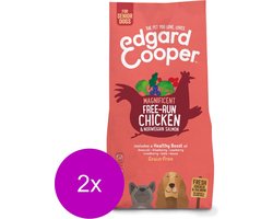 Edgard & Cooper Free-Run Chicken Senior Kip&Zalm&Broccoli - Hondenvoer - 2 x 7 kg Graanvrij