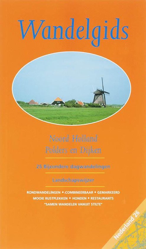 Wandelgids Voor Noord Holland: Polders En Dijken - cover