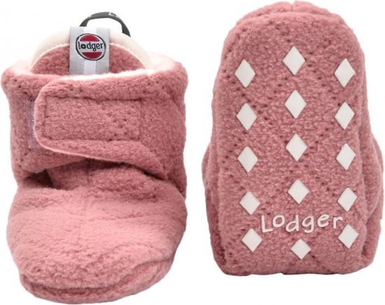 Lodger Babyslofjes - Slipper Scandinavian - Roze - 12-18 mnd