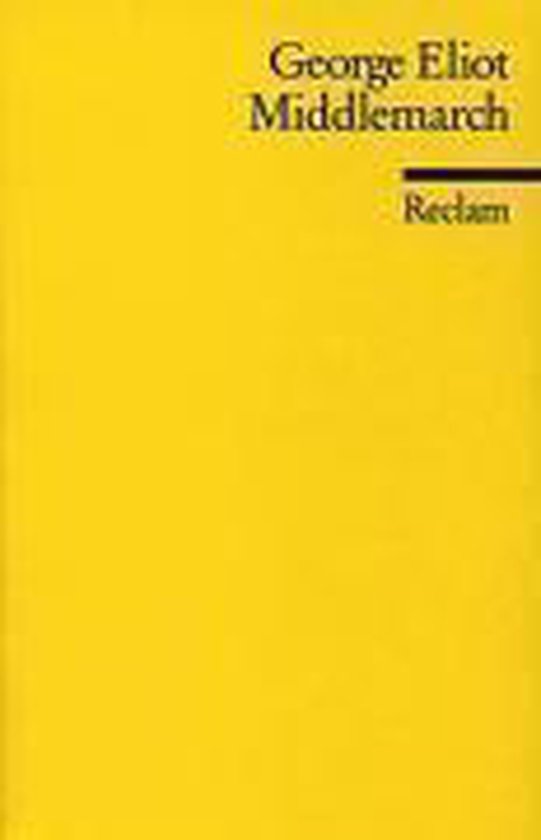 Middlemarch, Eliot 9783150080801 Boeken