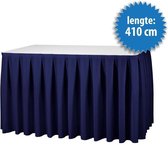 Buffetrok Boxpleat 250% - 410x73cm - Donkerblauw