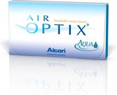 -5,00 - Air Optix Aqua - pack de 6 - lentilles mensuelles - lentilles de contact
