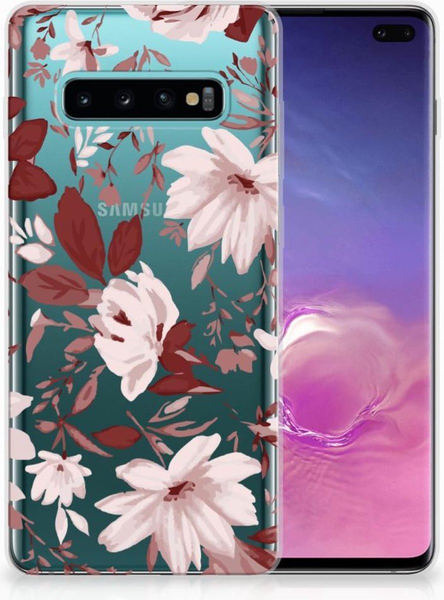 Hoesje maken Samsung Galaxy S10 Plus Watercolor Flowers