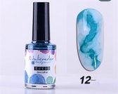 Magic Blossom nailpolisg watercolor Aqua Blauw