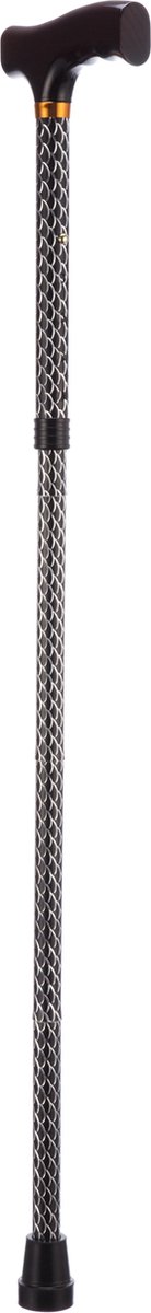 Goedkoopste Opvouwbare wandelstok - Etched Black 76 - 89 cm