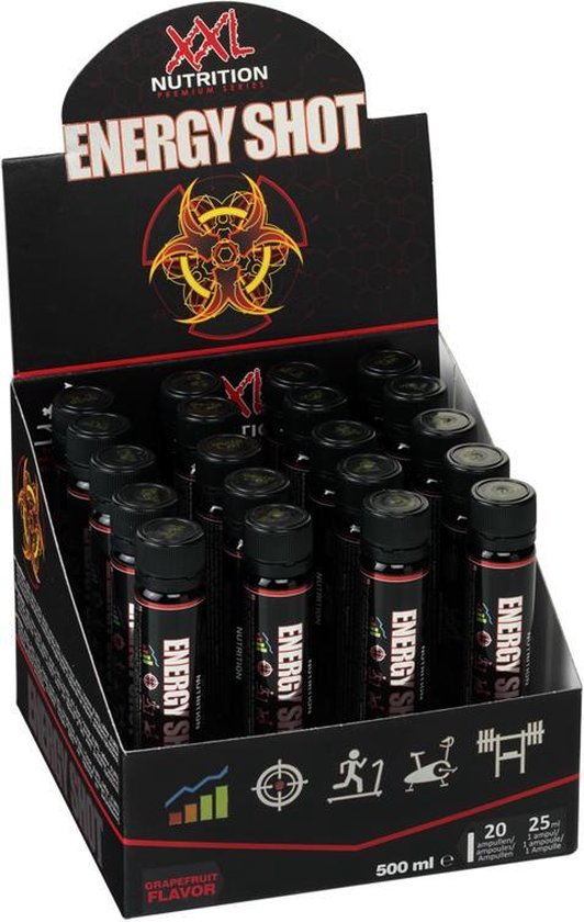 XXL Nutrition Energy Shot 20 ampullen Grapefruit