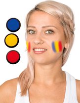 Eulenspiegel - Supporter schmink blauw geel rood - Schmink > Grime
