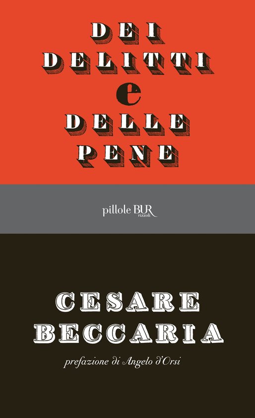 Dei delitti e delle pene - cover