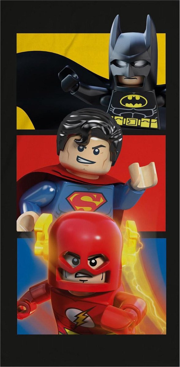 Lego DC Comics Handdoek Superman Batman