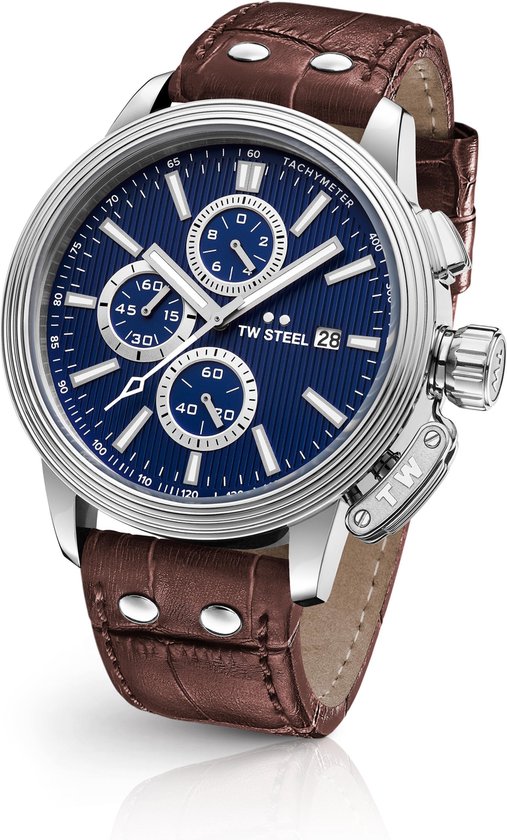 TW Steel CEO Adesso CE7010 - horloge - heren - zilverkleurig - ⍉48 - chrono  | bol.com