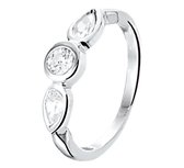 The Kids Jewelry Collection Bague Zircone - Argent