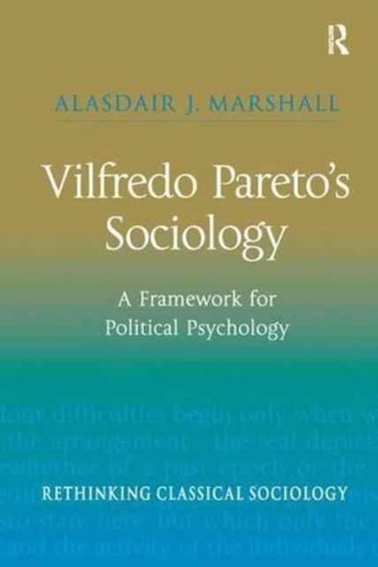 Vilfredo Pareto’s Sociology - cover