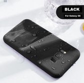 Luxe Liquid Silicone Back Cover Set voor Galaxy S8 _ Zwart