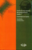 Cahiers de l'ERIAC - L'écriture et la lecture : des phénomènes miroir ? L'exemple de Sartre