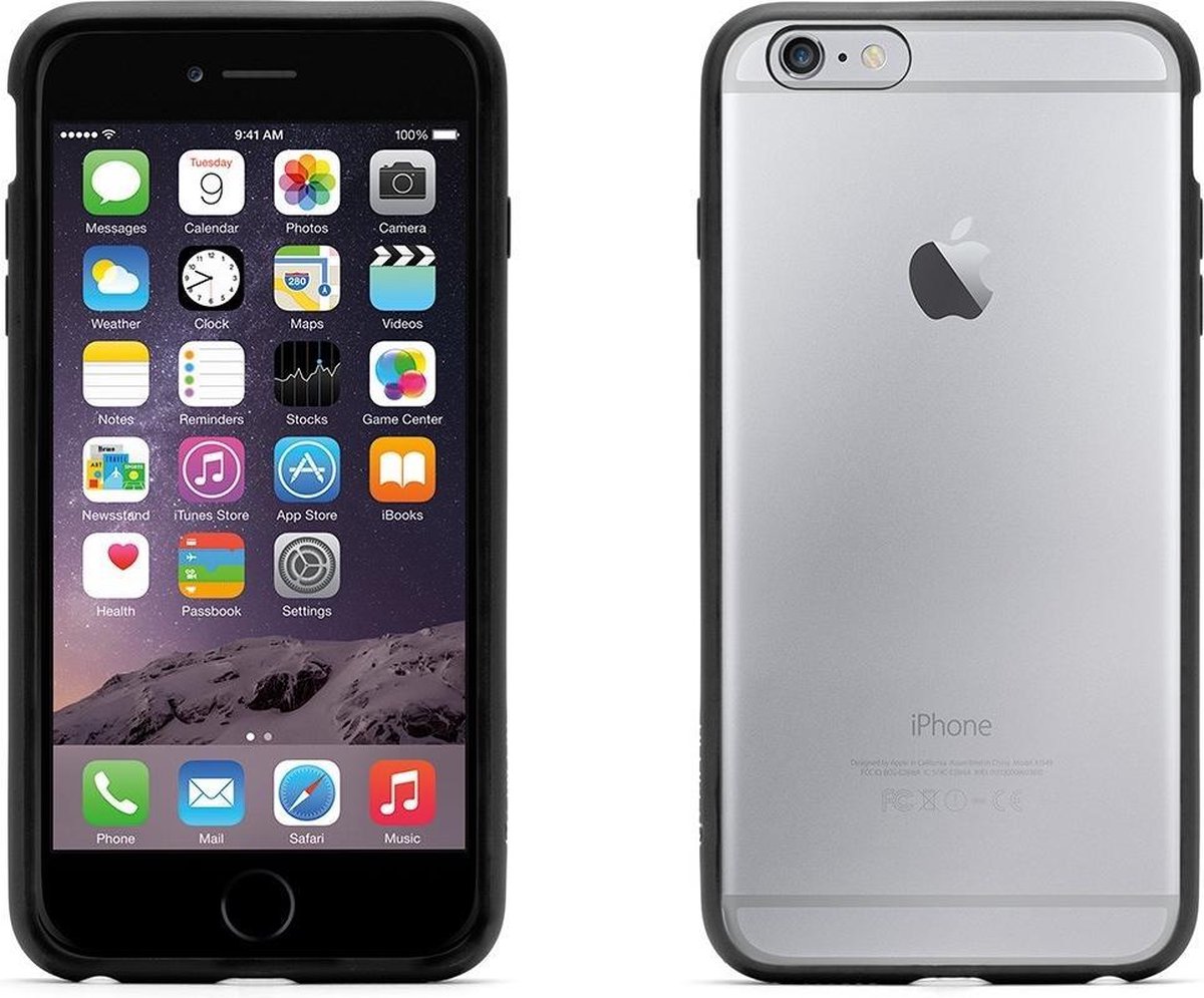 Griffin Reveal Case voor de iPhone 6 Plus - Zwart/Transparant