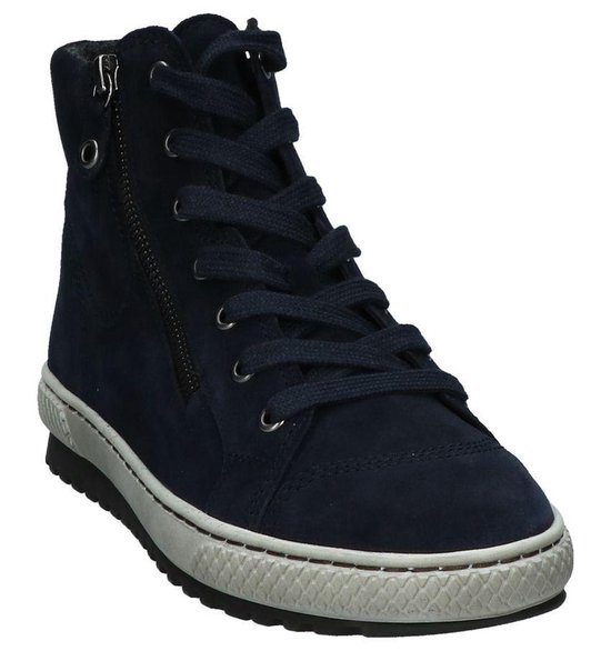 Gabor - 93754 - Hoge sneakers - Dames - Maat 36 - Blauw;Blauwe - 10  -Dreamvelour Ocean | bol